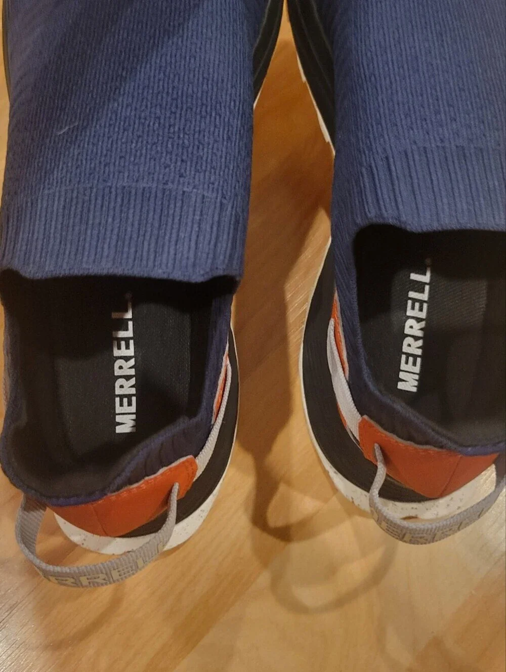 Merrell Men's Embark Sneaker Moc Slip On Navy Size 11 New